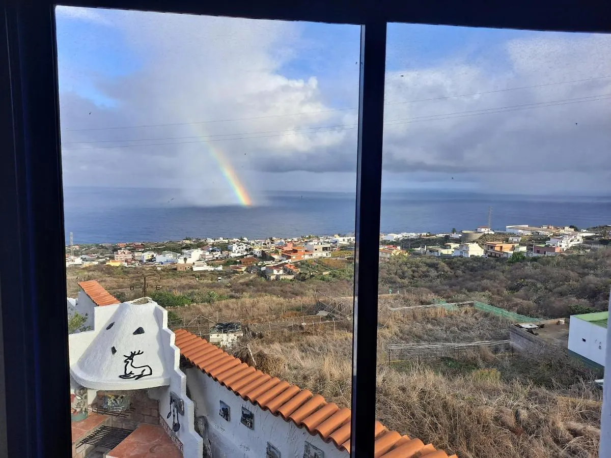 Tenerife Apartment 100M2 Casa De Don Quijote With A Terrace Of 100M2 With A View Of The Ocean And Teide Volcano And A Garden Of 600M2 伊科德·德·洛斯·维诺斯